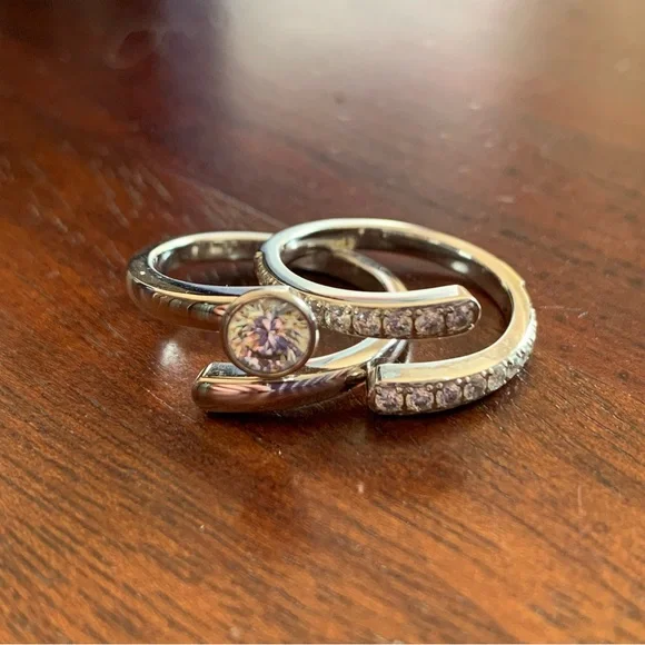 Swarovski Stack Rings - Picture 3 of 11